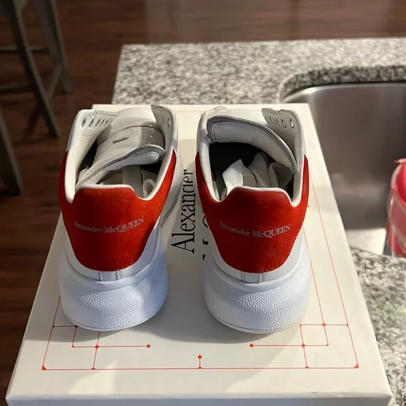 Alexander McQueen Shoes White And Red Lush Alexander Mcqueens